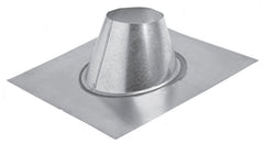 Metal-Fab 5MF 5 in. Adjustable Roof Flashing, 14.63 in L x 14.63 in W Base, 5 in Pipe