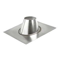 Metal-Fab 5MF 5 in. Adjustable Roof Flashing, 14.63 in L x 14.63 in W Base, 5 in Pipe