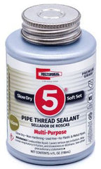 RectorSeal 25631 No. 5 Pipe Thread Sealant 1/4 Pint Yellow