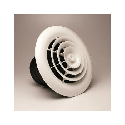 Rectorseal 81911 Ceiling Diffuser Round 8 Inch White Plastic for 6/7/8 Inch Duct