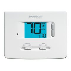 Braeburn 1025NC Builder Series Non-Programmable Thermostat - Heat Only