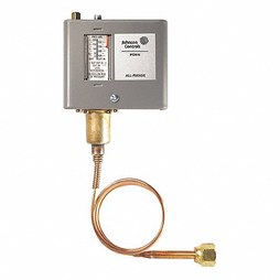 Johnson Controls P70DA-1C Pressure Control SPST Open on High 50-500 Pounds per Square Inch Gauge Manual Reset Lockout