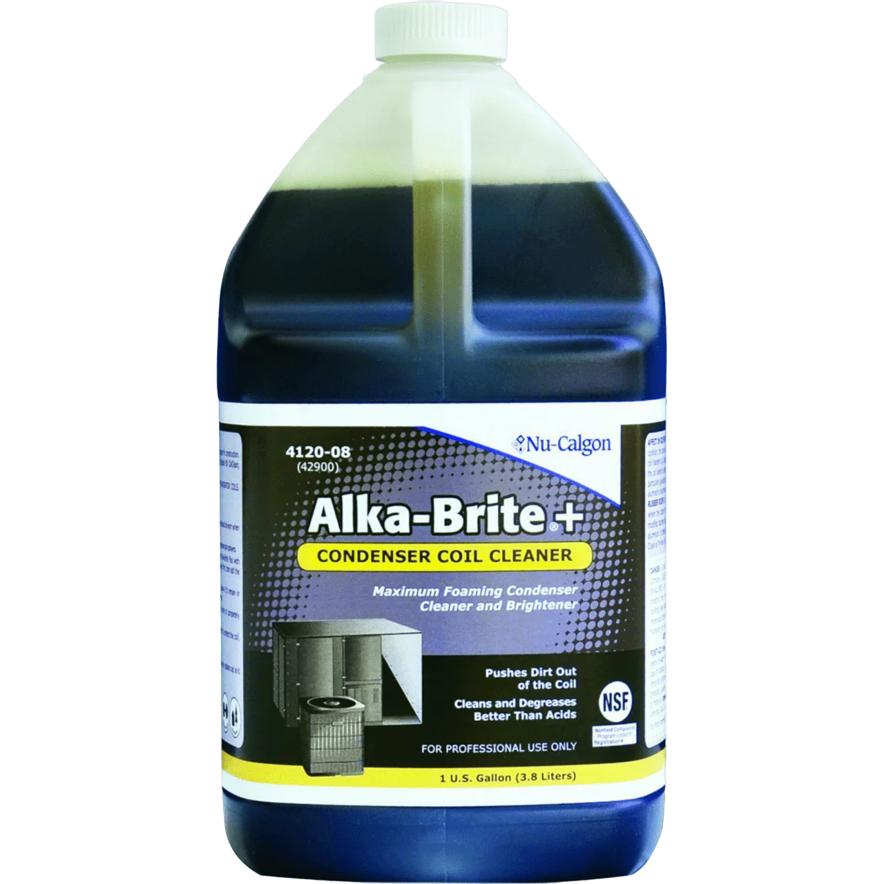 Nu-Calgon 4120-08 Alka-Brite Plus Coil Cleaner 1 Gallon