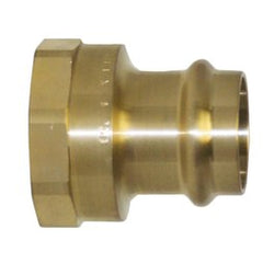 Apollo 10075782 Adapter 803R Female Reducing Small Diameter Lead Free Brass 1/2 x 3/4 Inch Press x Female