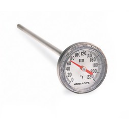 Ashcroft 1RO5D Thermometer Pocket 50 to 550 Degrees Fahrenheit