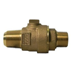 AY McDonald 73128B-34 Corporation Stop Lead Free Brass 3/4 Inch CCxMale