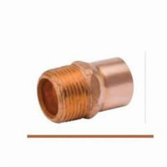 Streamline W01162 Copper Fittings - 1-1/8 OD x 1-1/4 Male Adapter - Nominal Size (1 ID x 1-1/4 Male)