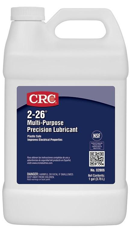 CRC Industries 02006 2-26 Multi-Purpose Precision Lubricant 1 Gal.