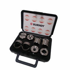 Burndy UDIEKITHYGRD U Die Kit With 7 Dies To Install Hyground And U2CABT For Pre-Crimping Ground Rods