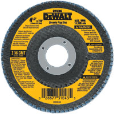 DeWalt DW8250 4-1/2 X 7/8 40G XP FLAP DISC