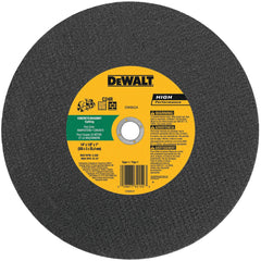 Dewalt DW8025 Cut-Off Wheel - 14 in Wheel Dia., 0.125 in Wheel Thickness, 20 mm Center Hole Diameter, 24 Grit, 5500 rpm