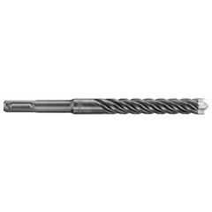 DeWalt DW55300 Hammer Drill Bit Carbide Tip 25/64 in. Chuck 3/8 in. Bit 4 Cutter Heads 10 in. D Drilling 12 in. L