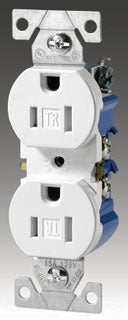 Eaton 270LA Duplex Receptacle 125 VAC 15 A 2 Poles 3 Wires Light Almond