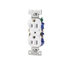 Eaton 270LA Duplex Receptacle 125 VAC 15 A 2 Poles 3 Wires Light Almond