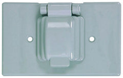 Eaton S1961 Weatherproof Receptacle Cover and Lid Stay Open 4.56 Inch x 2.87 Inch