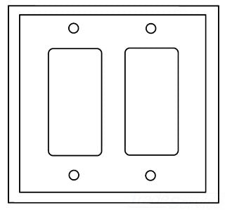 Eaton 93402-BOX CWD 93402-BOX 2G SS DECOR PLT Replacement MPN