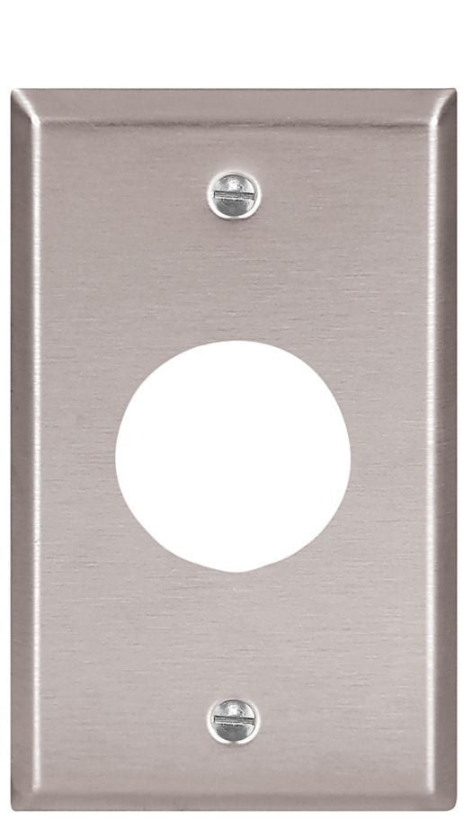 Eaton 93091-BOX Wallplate Standard 1 Gang Stainless Steel