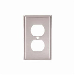 Eaton 93091-BOX Wallplate Standard 1 Gang Stainless Steel