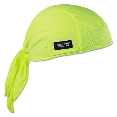 Ergodyne 12476 Chill-Its 6615 High-Performance Dew Rag Lime One Size