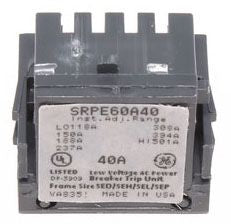 General Electric SRPE60A40 GED SRPE60A40 Spectra E 40A Rating