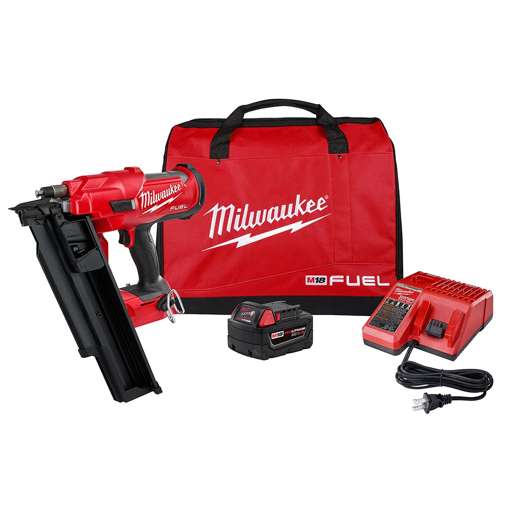 Milwaukee 274421 M18 FUEL 21 Degree Framing Nailer Kit