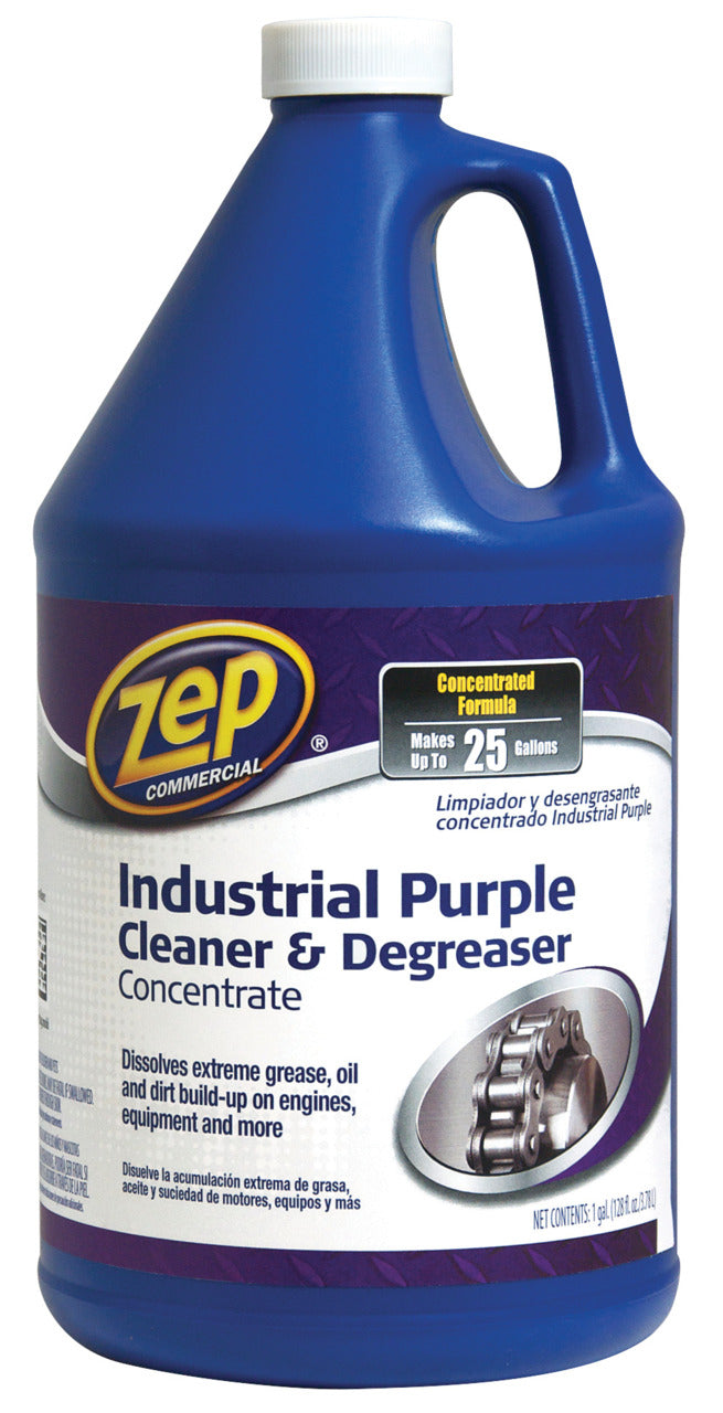 Zep R45810 Industrial Purple Cleaner & Degreaser Concentrate, Gallon Bottle, 4 Bottles/Case