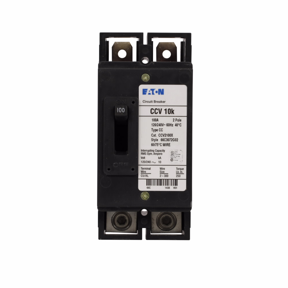 Eaton CCV2100X Tenant Main Circuit Breaker 100 Amp 120/240 Volt