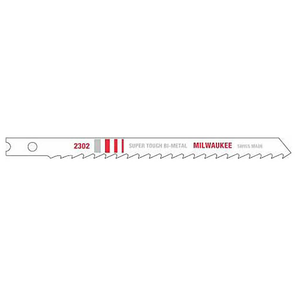 Milwaukee 48-42-2302 4 in. 6 TPI Bi-Metal Jig Saw Blades 5 Pack