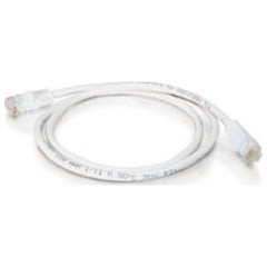 Quiktron 570-125-050 CBL ASSY 24-4PR STRANDED CAT5E CM RJ45/RJ45 50FT W/BOOTWHITE VALUE SERIES