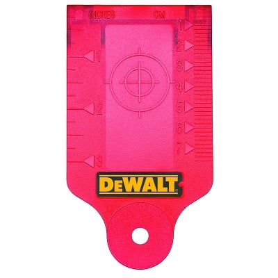 Dewalt DW0730 Laser Target Card for Level Steel