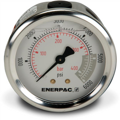 Enerpac G2534R Centre Rear Mount Glycerine Filled Gauge