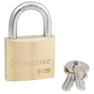 Master Lock 4140KA-3231 Keyed Padlock - Open Shackle, 1/4 in Diameter