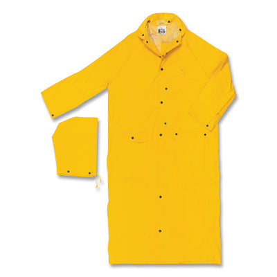 MCR Safety 260CX2 MCR Safety Classic Plus Rain Coat 60 In Detachable Hood