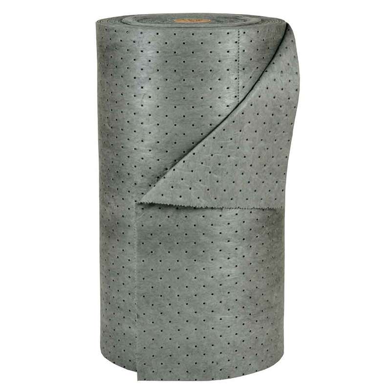 Brady MRO350-DP Plus Universal Absorbent Double Perforated Medium Weight Roll 38 gal Absorbency