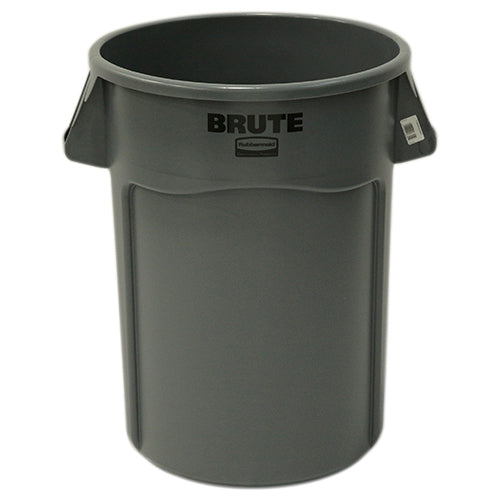 Rubbermaid FG264360GRAY Brute 44 Gal Vented Trash Can