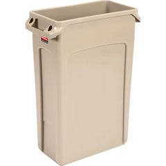 Rubbermaid FG354060BEIG Slim Jim 23 Gal Container with Vent Channel in Beige