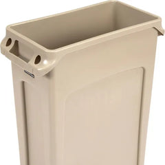 Rubbermaid FG354060BEIG Slim Jim 23 Gal Container with Vent Channel in Beige