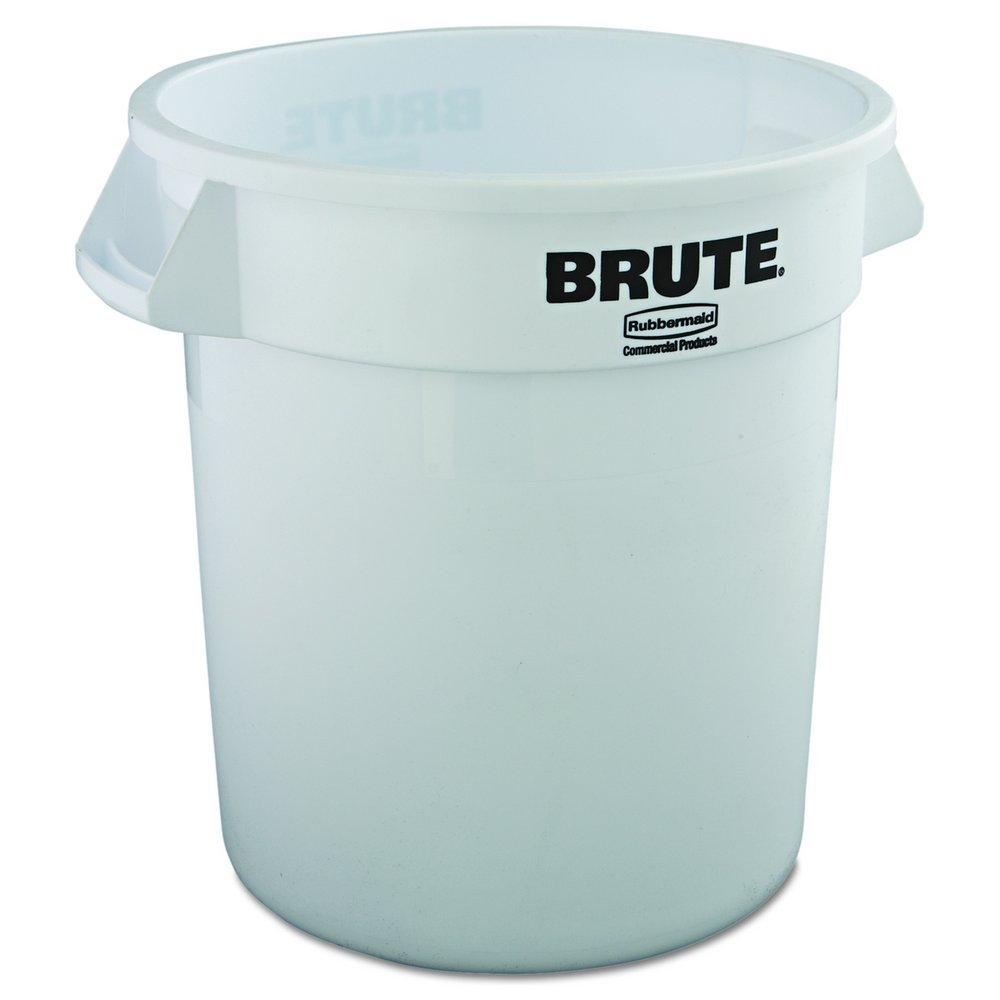 Rubbermaid FG261000WHT Brute 10 Gal Container White