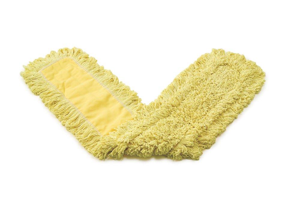 Rubbermaid FGJ15700YL00 Trapper Dust Mop 48 x 5 In Yellow