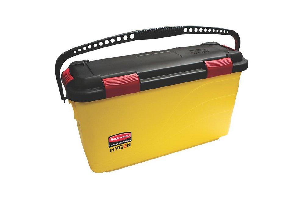 Rubbermaid FGQ95088YEL Hygen Charging Bucket in Yellow Each NFGQ95088YEL