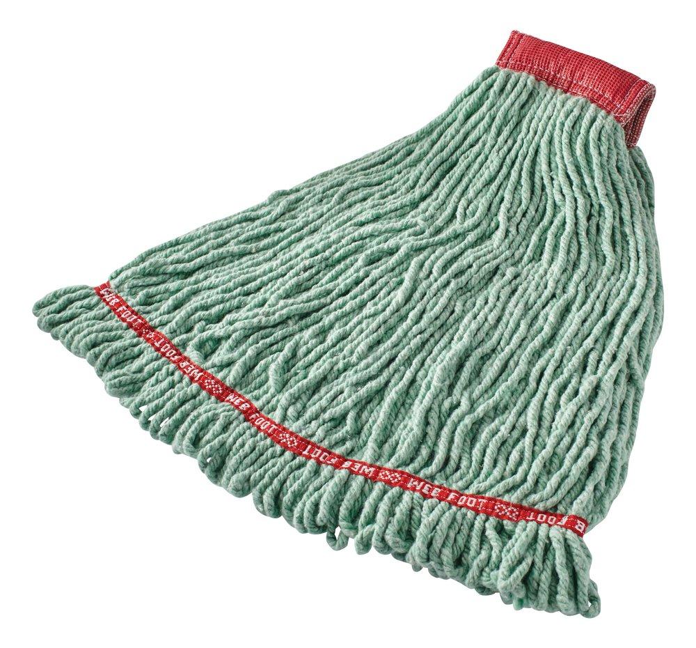 Rubbermaid FGA25306GR00 Prem Antimic Wetmop Large Green 5 Band