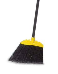 Rubbermaid FG638906BLA Angle Broom - Polypropylene Bristle Material, Black Broom Handle