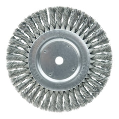 Weiler 08145 Wheel Brush - 8 in Diameter, 5/8 in Arbor Diameter, 6000 RPM