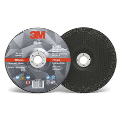 3M 7010414997 Silver Depressed Center Grinding Wheel 6 in x 1/4 in x 7/8 in