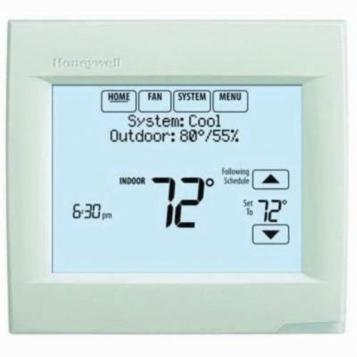 Ademco TH8110R1008/U VisionPRO 8000 Touchscreen Thermostat with RedLINK Technology 7 Day Programmable