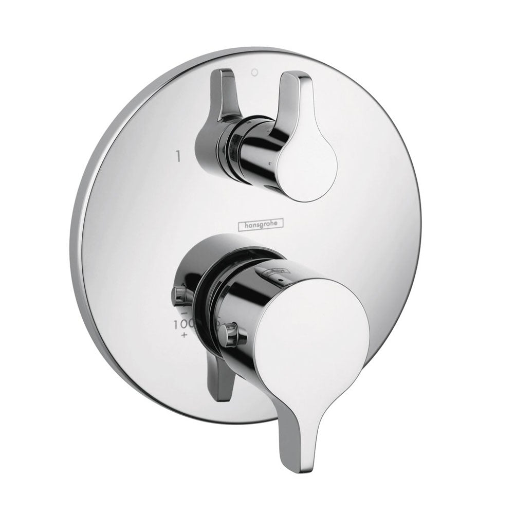 Hansgrohe 04352000 E/S Thermostatic Trim with Volume Control (6.75 x 6.75 x 3.00 inches)