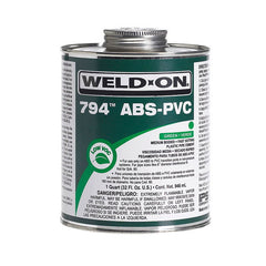 IPS Corporation 10274 Weld-On 794 Low VOC Medium Body Transition Solvent Cement 1 Pt Container Green