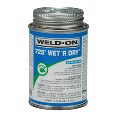 IPS CORPORATION 10850 IPS Weld-On 725 Wet 'R Dry PVC Solvent Cement, Aqua Blue