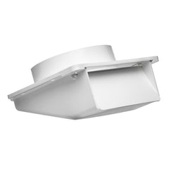 Lambro 143W Under Eave Vent 4-Inch White Plastic