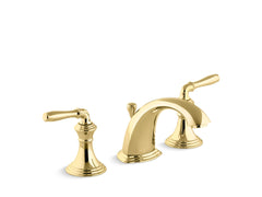 Kohler 087206793134 Devonshire Widespread Bathroom Sink Faucet Vibrant Polished Brass